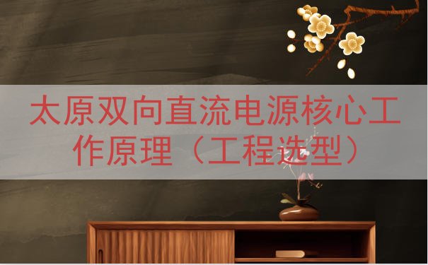 太原双向直流电源核心工作原理（工程选型）